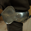 Late Medieval Knight Padded Poleyns Steel Knee Armour