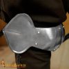 Late Medieval Knight Padded Poleyns Steel Knee Armour