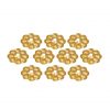 Pure Brass Fleur Decoration Set of 10