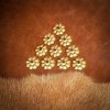 Pure Brass Fleur Decoration Set of 10