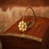 Pure Brass Fleur Decoration Set of 10