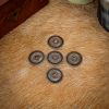Loose Antique Brass Washers Set of 5