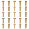 Pure Brass Mushroom Head 13mm Rivets Set of 25 Pieces