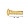Pure Brass Mushroom Head 13mm Rivets Set of 25 Pieces