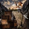 Pirate Spyglass Telescope with Leather Holder Steampunk Cosplay Outfits