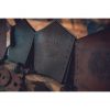 Genuine Leather Bracers with Embossed Fantasy Dragon Design