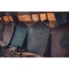 Genuine Leather Bracers with Embossed Fantasy Dragon Design