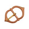 Late Medieval Lost-wax Cast Bronze Belt Buckle