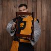 Three Tier Sword / Axe Stand Handcrafted Genuine Hardwood