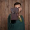 Belt pouch with horn toggle