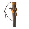 Handcrafted Genuine Leather Quiver with Suede Pouches for Arrowheads