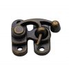 Antique Brass Small Hasp Latch Set of 3