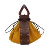 Leather Belt Pouch With Embossed Celtic Knots