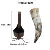 Venturer of the Realm Fur Lined Horn Holder with Horn