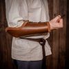 Ranger’s Leather Bracers with Elbow Protection Handcrafted