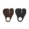 Genuine Leather Archery Finger Tabs / Protectors Set of 2 Black and Brown