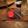 Genuine Leather Archery Finger Tabs / Protectors Set of 3