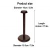 Handmade Detachable Wooden Helmet Stand for Helmets with or without Aventail