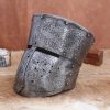 Medieval Crusader Antique Helmet with Padded Liner