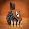 Handcrafted Genuine Bone Toggles Set of 5