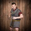 Round Ring Roman Lorica Hamata, Butted, 9 mm 16 gauge, Mild Steel
