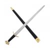Viking Sword Steel with Brass Pommel & Scabbard Functional