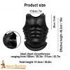 Roman Muscle Cuirass Blackened Steel