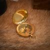 Solid Brass Pocket Compass