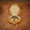 Solid Brass Pocket Compass
