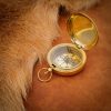 Solid Brass Pocket Compass
