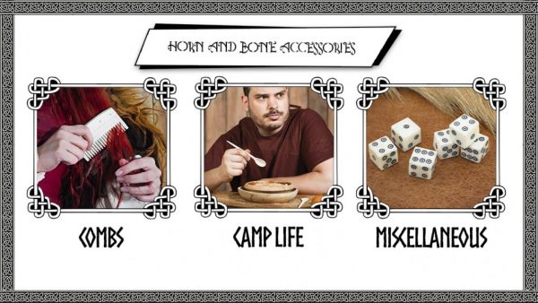 Medieval Viking Bone Dice Set of 6 Handmade Genuine Bone Game Accessory