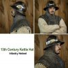 Burgundian Kettle Helmet Historically Accurate 15th century helmet