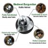Burgundian Kettle Helmet Historically Accurate 15th century helmet