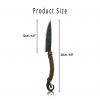 Hand Forged Functional Knife with Leather Wrapped Handle