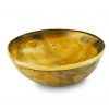 The Viking Banquet Horn Bowl with Pure Brass Rim Genuine Horn Accessory