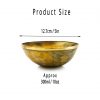 The Viking Banquet Horn Bowl with Pure Brass Rim Genuine Horn Accessory