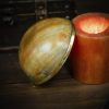 The Viking Banquet Horn Bowl with Pure Brass Rim Genuine Horn Accessory