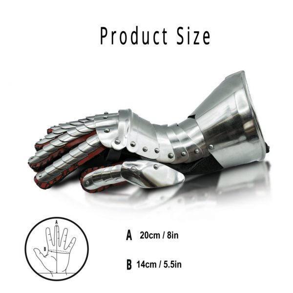 16th-17th century cuirassier Gauntlets 16 gauge