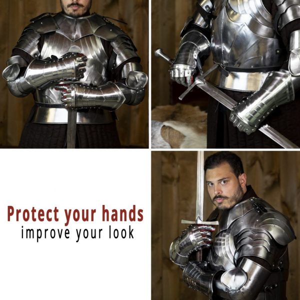 16th-17th century cuirassier Gauntlets 16 gauge