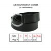 Medieval Leather Belt with Lustrous Steel Ring Buckle