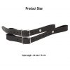 Medieval Sword Hanging Paired Belts Crafted from Genuine Leather
