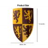 Decorative Welsh Shield with Lion Rampant Print Owain Glyndwr Coat of Arms