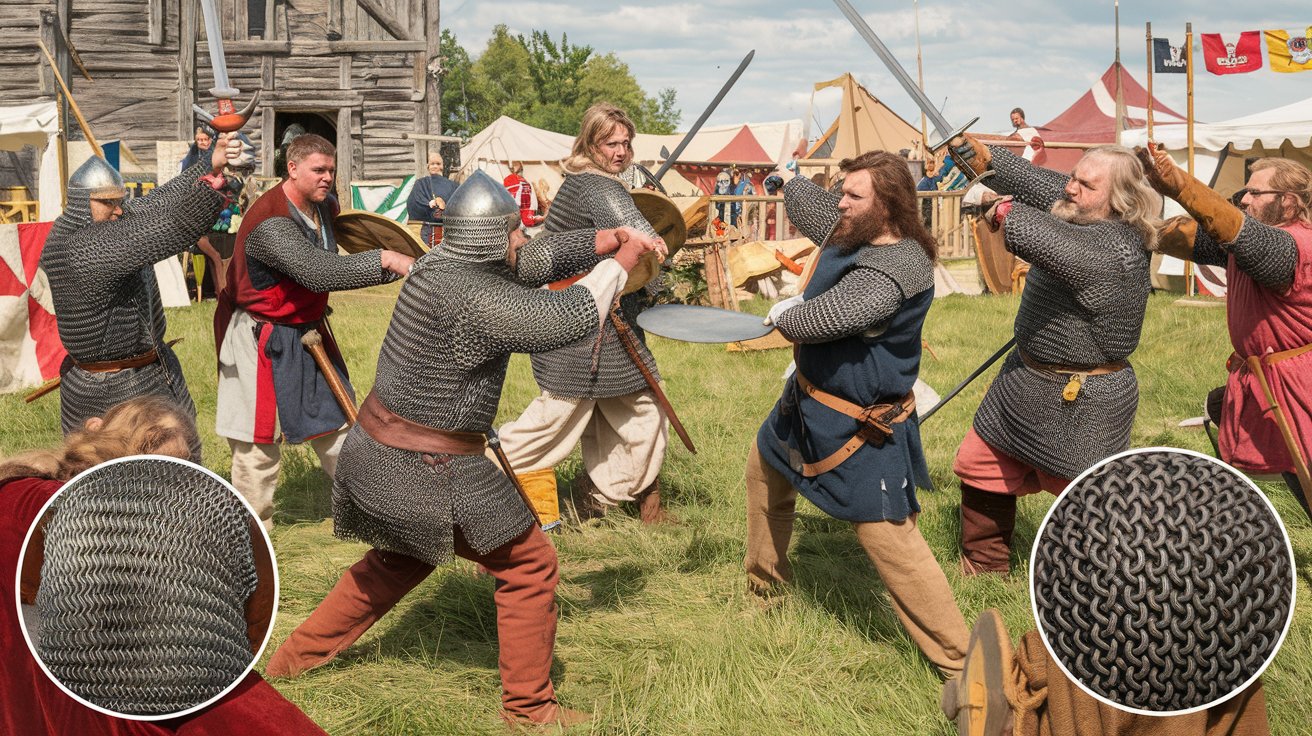 Chainmail in Historical Reenactments: Accuracy and Practicality - 6669