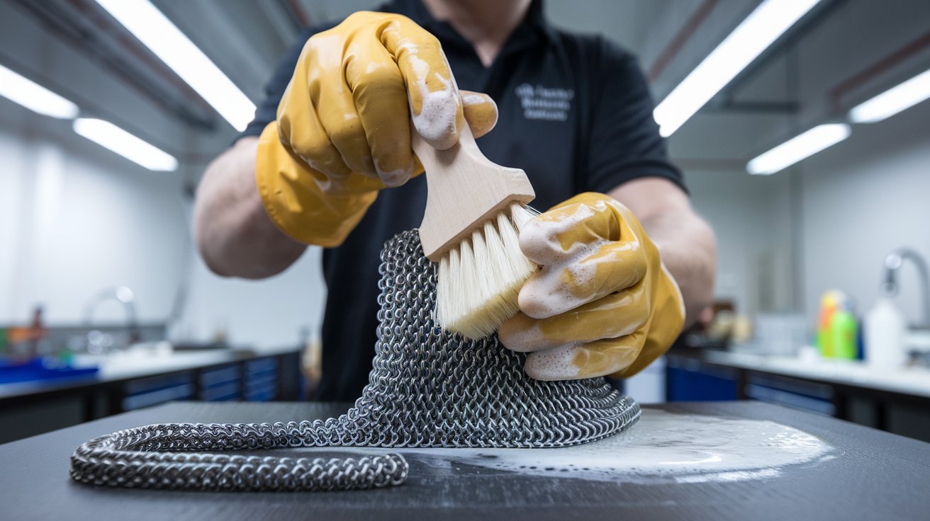 How to Clean and Maintain Titanium Chainmail - 6652