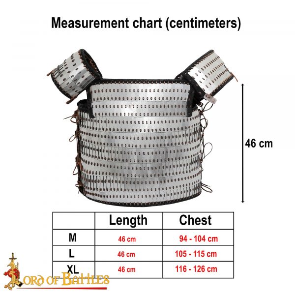 Lamellar Scale Cuirass Stainless Steel Scales - 20 Gauge - Image 3