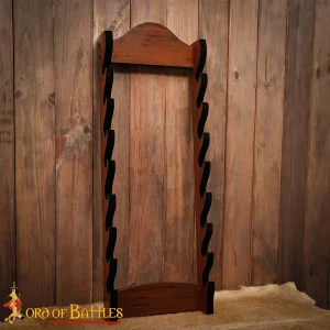 8 Tier Wall Mounted Sword Stand