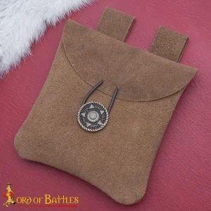Suede Medieval Pouch