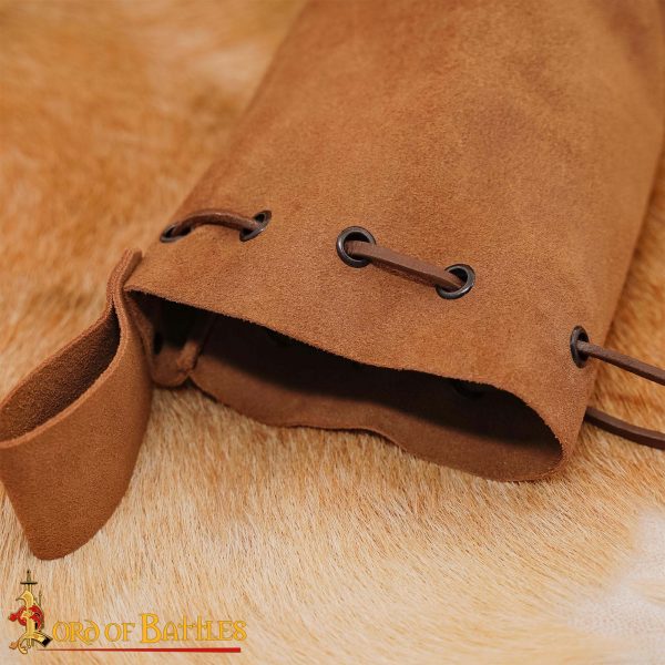Medieval Pouch in Suede Leather - Image 7