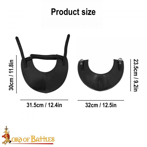 Medieval Classic Gorget, Black – Discontinued - Image 5