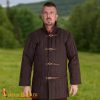 Medieval Triple-Layer Quilted Gambeson (Type 1) Convertible Sleeve Recycled Multi-Fibre Wadding-7101BR